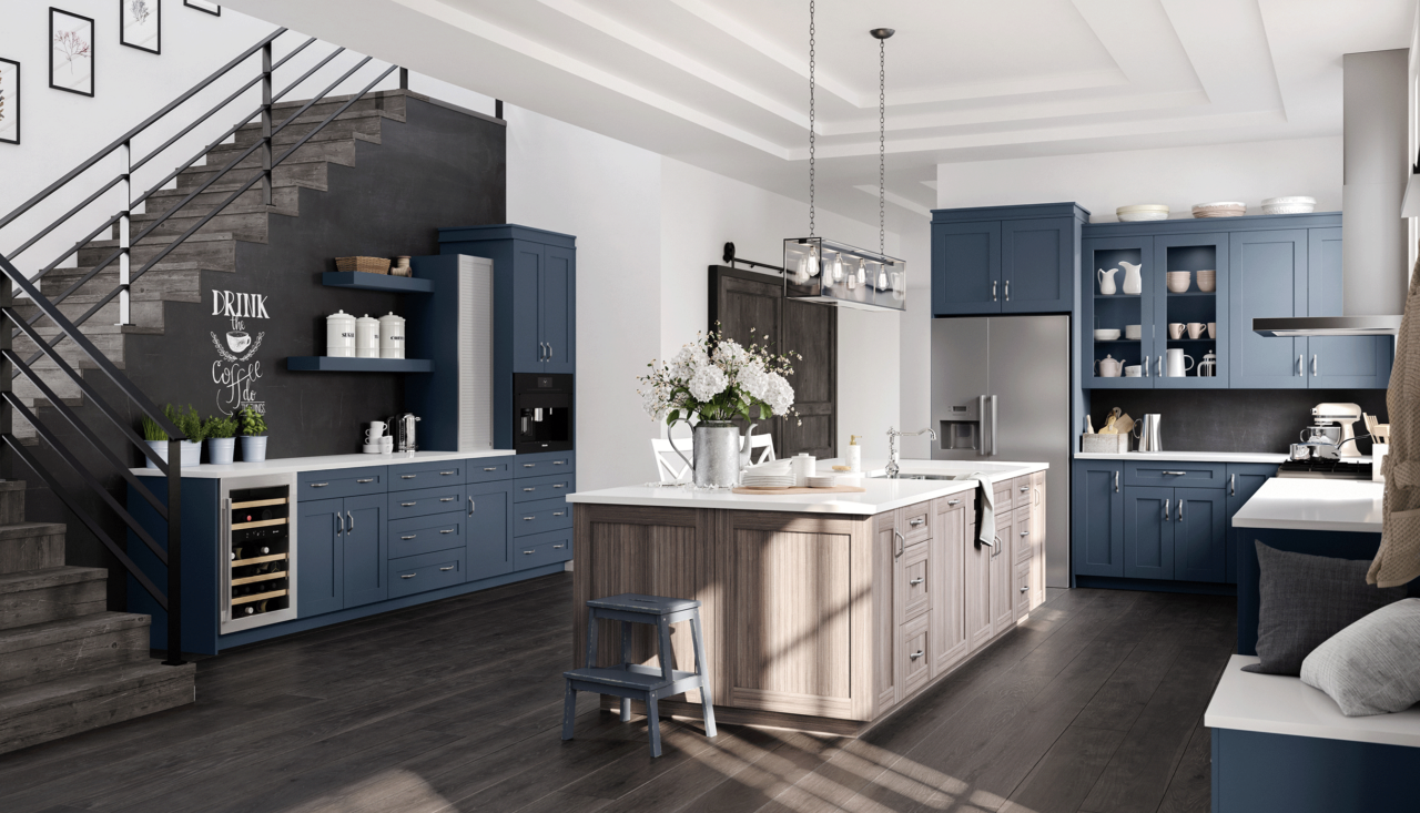 Primary Kitchen Navy Blue