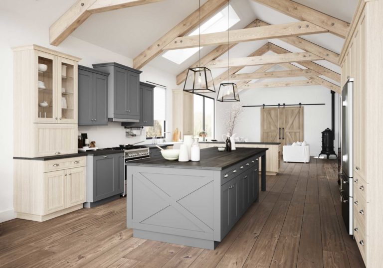 HEATHER CREAM & SILVER EFFECT